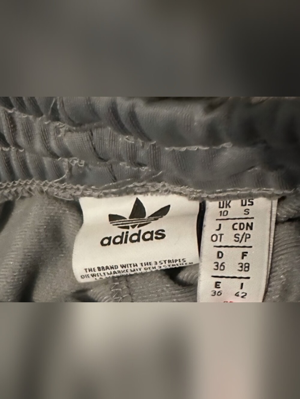Adidas Women’s Gray Track Pants with Purple Accent - Picture 5 of 5